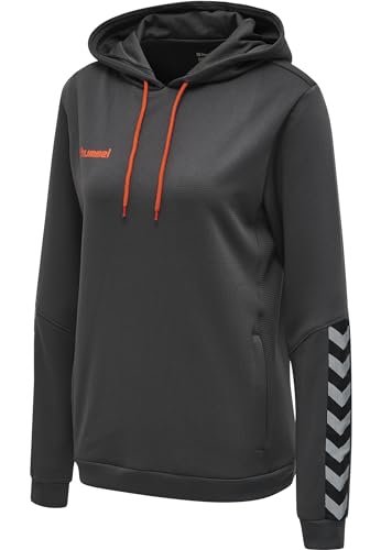HUMMEL Damen Hoodie Hmlauthentic Poly Hoodie Woman, Asphalt, M, 204932-1525-M HUMMEL Damen Hoodie Hmlauthentic Poly Hoodie Woman, Asphalt, M, 204932-1525-M von hummel