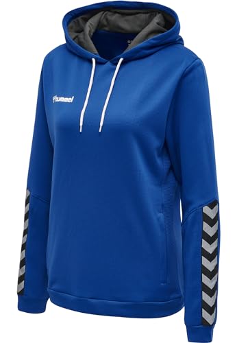 HUMMEL Damen Hoodie Hmlauthentic Poly Hoodie Woman, True Blue, S, 204932-7045-S HUMMEL Damen Hoodie Hmlauthentic Poly Hoodie Woman, True Blue, S, 204932-7045-S von hummel