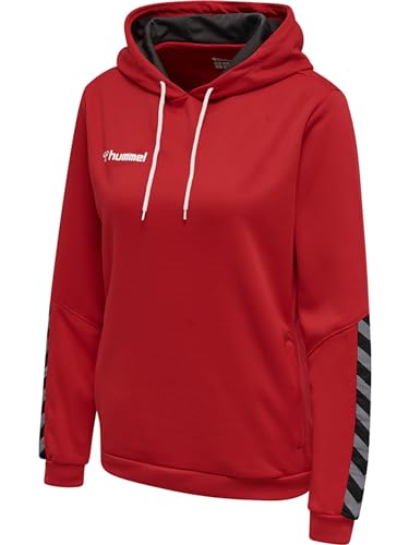 HUMMEL Damen Hmlauthentic Poly Woman Hoodie, True Red, S EU HUMMEL Damen Hmlauthentic Poly Woman Hoodie, True Red, S EU von hummel