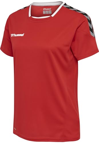 HUMMEL Damen Hmlauthentic Poly Jersey Woman S/S Trikot, True Red, XS EU HUMMEL Damen Hmlauthentic Poly Jersey Woman S/S Trikot, True Red, XS EU von hummel