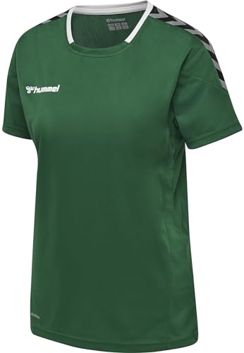 HUMMEL Damen Hmlauthentic Poly Jersey Woman S/S Trikot, Evergreen, XS EU HUMMEL Damen Hmlauthentic Poly Jersey Woman S/S Trikot, Evergreen, XS EU von hummel
