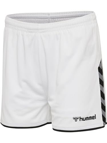 HUMMEL Damen Hmlauthentic Poly Woman Shorts, Weiß, XS EU HUMMEL Damen Hmlauthentic Poly Woman Shorts, Weiß, XS EU von hummel
