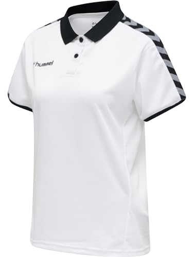 hummel Damen Polo Hmlauthentic Woman Functional Polo, White, S, 205384-9001-S hummel Damen Polo Hmlauthentic Woman Functional Polo, White, S, 205384-9001-S von hummel