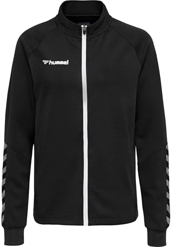 HUMMEL Damen Hmlauthentic Women Poly Zip Jacket, BLACK/WHITE, S EU von hummel