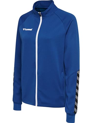 HUMMEL Weiblich hmlAUTHENTIC Women Poly Zip Jacket Jacke, True Blue, L HUMMEL Weiblich hmlAUTHENTIC Women Poly Zip Jacket Jacke, True Blue, L von hummel
