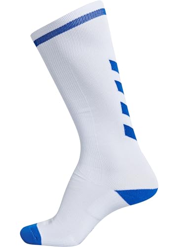 Hummel Unisex Elite Indoor High Socken, WHITE/TRUE BLUE, 28 EU Hummel Unisex Elite Indoor High Socken, WHITE/TRUE BLUE, 28 EU von hummel