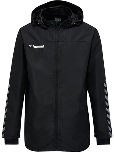 hummel Herren Hmlauthentic all-weather Jacket Jacke, Black/White, XL EU von hummel