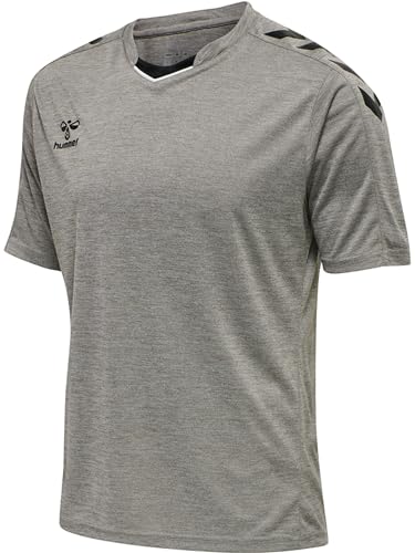 Hummel Herren Hmlcore Xk Poly Jersey S/S T-Shirt, Grey Melange, XL EU Hummel Herren Hmlcore Xk Poly Jersey S/S T-Shirt, Grey Melange, XL EU von hummel
