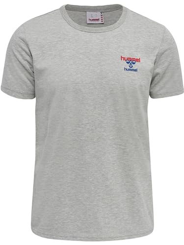 hummel Herren Hmlic Dayton T-shirt T Shirt, Grey Melange, XXS EU hummel Herren Hmlic Dayton T-shirt T Shirt, Grey Melange, XXS EU von hummel