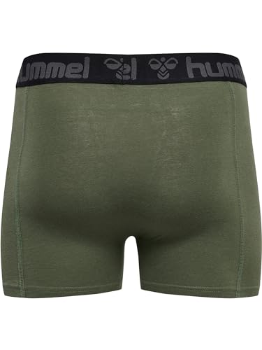 hummel Herren Hmlmarston 4-Pack Boxers, Black/White, S hummel Herren Hmlmarston 4-Pack Boxers, Black/White, S von hummel