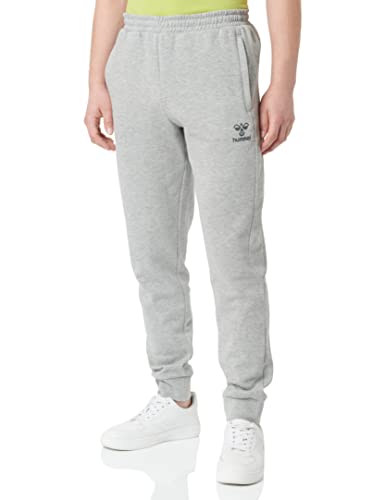 hummel Herren Hmloffgrid Casual Pants, Grey Melange/Forged Iron, S EU von hummel