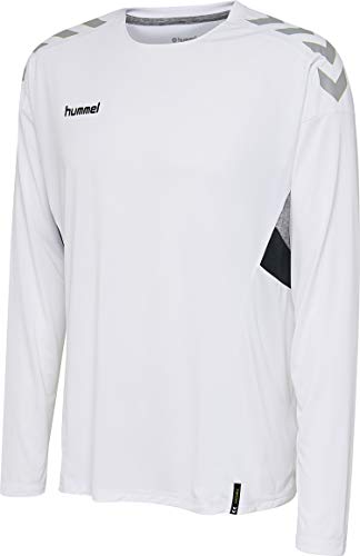 hummel Herren Tech Move Jersey L/S Trikot, White, S von hummel