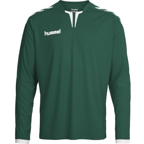 hummel Herren Trikot Core LS Poly Jersey 004615 Evergreen PR XXL von hummel