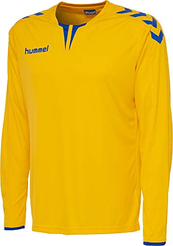 hummel Herren Trikot Core LS Poly Jersey 004615 Sports Yellow/True Blue2 L hummel Herren Trikot Core LS Poly Jersey 004615 Sports Yellow/True Blue2 L von hummel