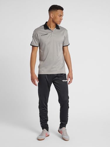 hummel Herren Authentic Functional Polo, Grey Melange, S hummel Herren Authentic Functional Polo, Grey Melange, S von hummel