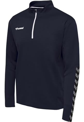 hummel Herren Authentic Half Zip Sweatshirt, Marine, M hummel Herren Authentic Half Zip Sweatshirt, Marine, M von hummel