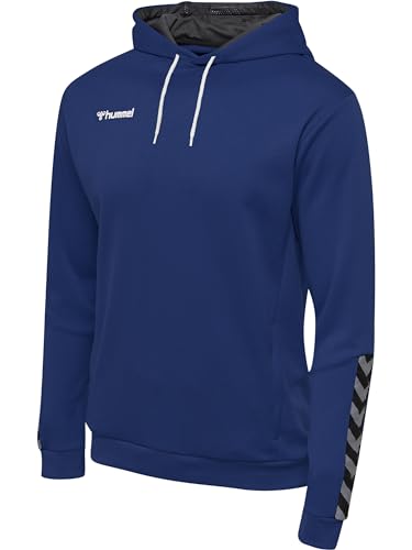 HUMMEL Herren Hmlauthentic Poly Hoodie, True Blue, S EU HUMMEL Herren Hmlauthentic Poly Hoodie, True Blue, S EU von hummel