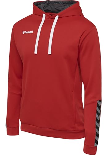 HUMMEL Herren Hmlauthentic Poly Hoodie, True Red, M EU HUMMEL Herren Hmlauthentic Poly Hoodie, True Red, M EU von hummel