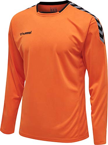 HUMMEL Herren Hmlauthentic Poly Jersey L/S Trikot, Tangerine, S EU HUMMEL Herren Hmlauthentic Poly Jersey L/S Trikot, Tangerine, S EU von hummel