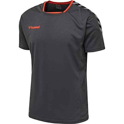 HUMMEL Herren Trikot Hmlauthentic Poly Jersey S/Asphalt, S, 204919-1525-S von hummel