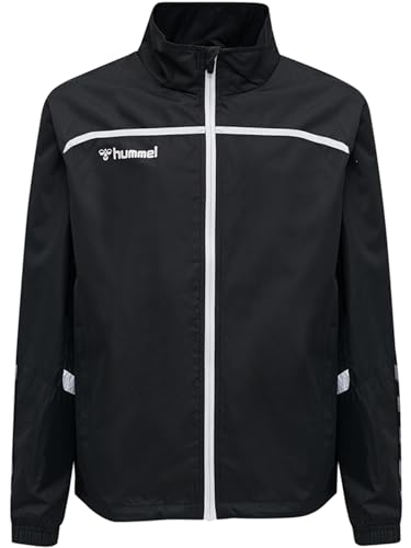 hummel Jacke Hmlauthentic Multisport Herren Wasserabweisend Black/White Größe M von hummel