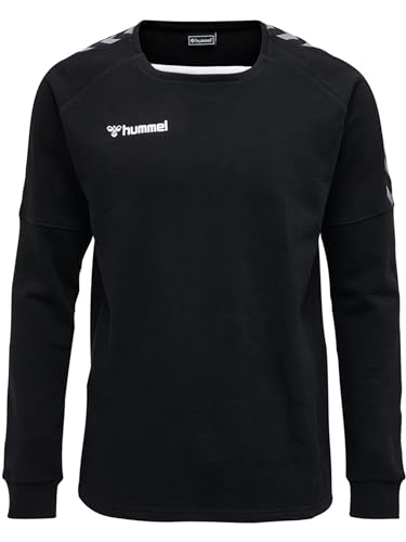 HUMMEL Herren Sweatshirt Hmlauthentic Training Sweat, Black/White, XL, 205373-2114-XL von hummel