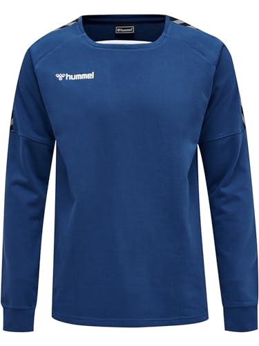 HUMMEL Herren Sweatshirt Hmlauthentic Training Sweat, True Blue, S, 205373-7045-S von hummel