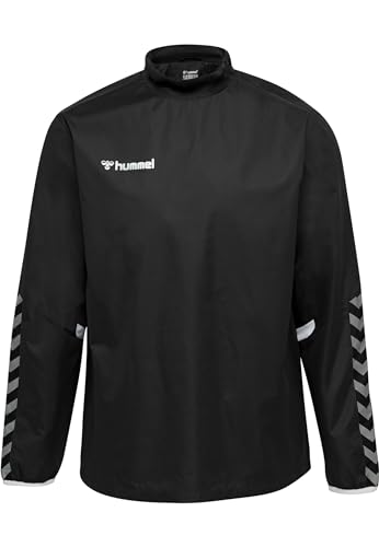 hummel Herren hmlAUTHENTIC Wind Breaker Jacke, Black/White, L von hummel