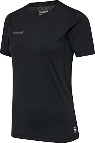 Hummel Damen Hml First Performance Wo Jersey S/S Shirt, Schwarz, XS EU Hummel Damen Hml First Performance Wo Jersey S/S Shirt, Schwarz, XS EU von hummel
