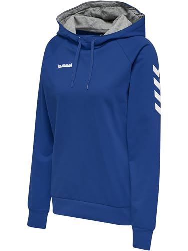 hummel Damen Hmlgo Cotton Hoodie Woman Sweatshirt, True Blue, XS EU hummel Damen Hmlgo Cotton Hoodie Woman Sweatshirt, True Blue, XS EU von hummel