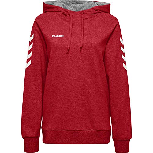 hummel HmlGO Cotton Hoodie Woman, True RED, 2XL von hummel