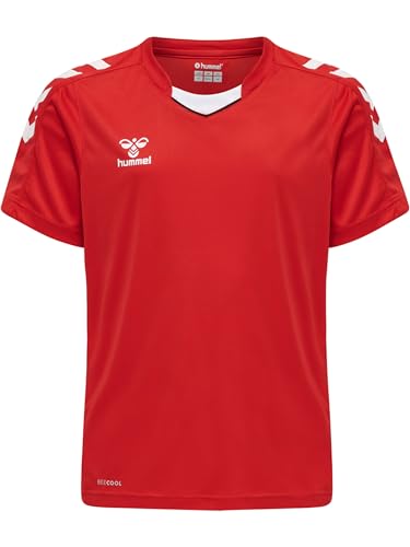 hummel Unisex Kinder Hmlcore Xk Poly Jersey S/S Kids T-Shirt, True Red, 128 EU hummel Unisex Kinder Hmlcore Xk Poly Jersey S/S Kids T-Shirt, True Red, 128 EU von hummel