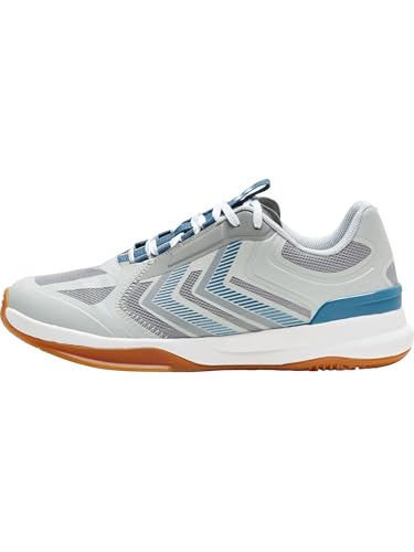 hummel Inventus Reach LX Indoor Handballschuhe grau/blau/lila 207321-2406, Schuhgröße:48.5 EU von hummel