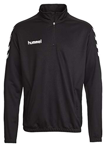 hummel Jungen Core 1/2 Zip Sweatshirt, Black, 116-128 EU von hummel