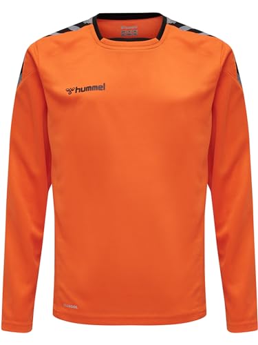 HUMMEL Uni_Kids hmlAUTHENTIC Poly Jersey L/S Trikot, Tangerine, 116 von hummel