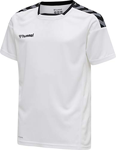 Hummel UNI_KIDS Hmlauthentic Kids Poly Jersey S/S Trikot, Weiß, 8 Jahre EU von hummel