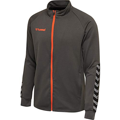 Hummel Jungen hmlAUTHENTIC Kids Poly Zip Jacket Jacke, Asphalt, 152 Hummel Jungen hmlAUTHENTIC Kids Poly Zip Jacket Jacke, Asphalt, 152 von hummel