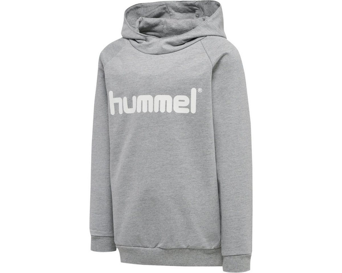 hummel Kapuzenpullover HMLGO KIDS COTTON LOGO HOODIE GREY MELANGE von hummel