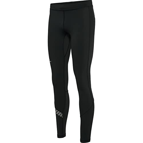 hummel Newline Herren Columbus Tight Laufbekleidung Tight Schwarz - L von hummel