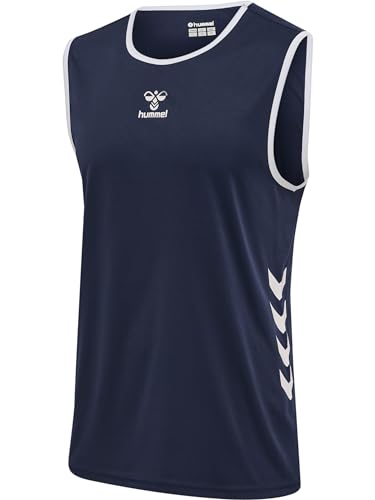 hummel Unisex Hmlcore Xk Basket Jersey T-Shirt, Marine, M EU hummel Unisex Hmlcore Xk Basket Jersey T-Shirt, Marine, M EU von hummel
