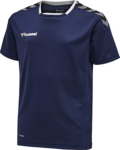 HUMMEL Uni_Kids Hmlauthentic Kids Poly Jersey S/S Trikot, Marine, 14 Jahre EU HUMMEL Uni_Kids Hmlauthentic Kids Poly Jersey S/S Trikot, Marine, 14 Jahre EU von hummel