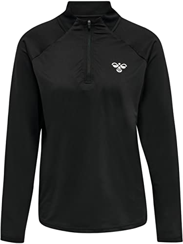 hummel Women's hmlGG12 Training 1/2 Zip Sweat Woman Sweatshirt, Black, XL hummel Women's hmlGG12 Training 1/2 Zip Sweat Woman Sweatshirt, Black, XL von hummel