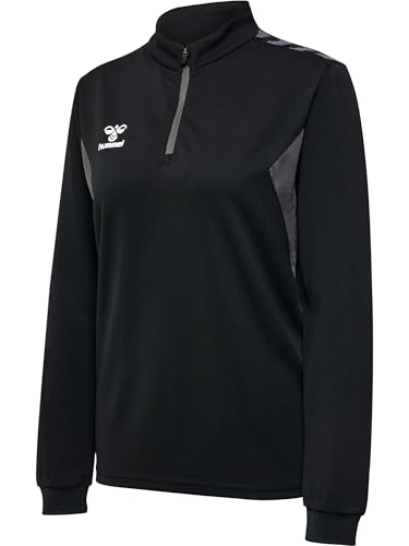 hummel hmlAUTHENTIC Half Zip Sweat Woman, Schwarz von hummel