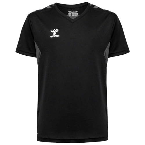 hummel Uni_Kids Hmlauthentic Pl Jersey S/S Kids T-Shirt, Schwarz, 140 EU hummel Uni_Kids Hmlauthentic Pl Jersey S/S Kids T-Shirt, Schwarz, 140 EU von hummel