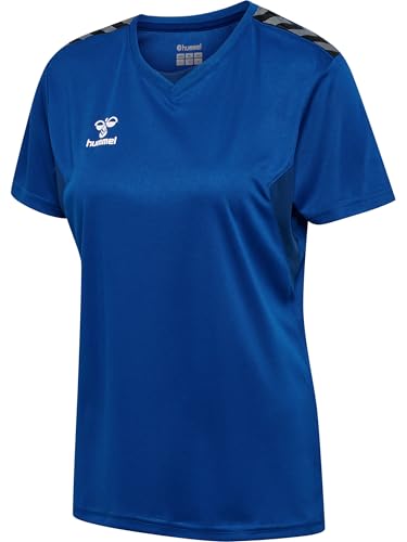 hummel Damen Hmlauthentic Pl Jersey S/S Woman Shirt, True Blue, XS EU hummel Damen Hmlauthentic Pl Jersey S/S Woman Shirt, True Blue, XS EU von hummel