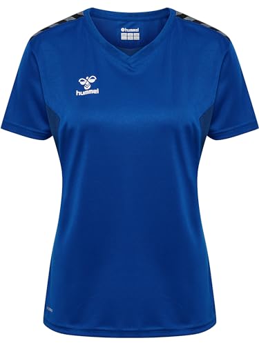 hummel Damen Hmlauthentic Pl Jersey S/S Woman Shirt, True Blue, XXL EU hummel Damen Hmlauthentic Pl Jersey S/S Woman Shirt, True Blue, XXL EU von hummel