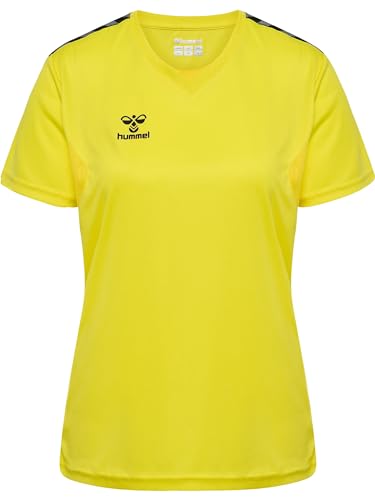 hummel Hmlauthentic Pl Jersey Damen Multisport T-Shirt Mit Beecool Technologie von hummel