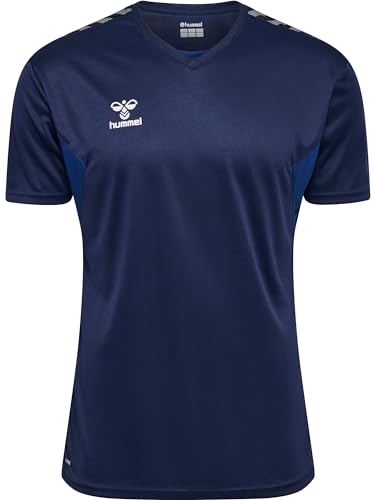 hummel Herren Hmlauthentic Pl Jersey S/S Shirt, Marine, XXL EU hummel Herren Hmlauthentic Pl Jersey S/S Shirt, Marine, XXL EU von hummel