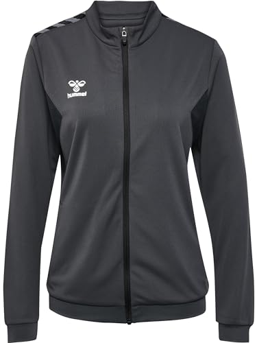 hummel Hmlauthentic Pl Zip Jacket Damen Multisport Reißverschlussjacke Recycelter Stoff von hummel