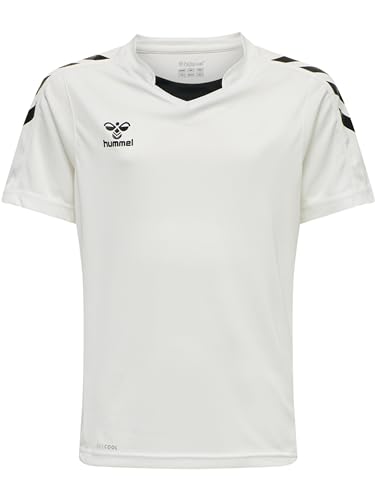 hummel Unisex Kinder Hmlcore Xk Poly Jersey S/S Kids T-Shirt, Weiß, 128 EU hummel Unisex Kinder Hmlcore Xk Poly Jersey S/S Kids T-Shirt, Weiß, 128 EU von hummel